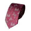 Neck Ties Slim For Men Skinny Tie Floral Corbatas Para Hombre Men'S 2023 Red Necktie 7cm Retro Wedding Accessories Gravatas 231019