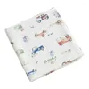 Cobertores Impressão de desenhos animados Bebê Swaddles Envoltório Respirável Cobertor de Algodão Infantil Saco de Dormir Confortável Cama Berço Acessório Y55B