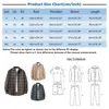 Men's Casual Shirts Autumn Winter Plus Size Thick Flannel Shirt Fashion Plaid Print Coats Top Long-Sleeved Lapel Man Clothes