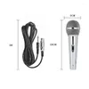 Mikrofoner Mikrofon Professional Wired Metal Dynamic Clear Voice Mic för Vocal Music Performance