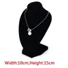 Jewelry Boxes Velvet Fabric Display Ornament Black Mannequin Necklace Pendant Stand Bust Organizer Holder 231019