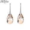 Original Crystal From SWAROVSKI Classic Drop Earrings Rhinestone Hanging Pendientes Jewelry Women Mother's Day Gift2664