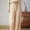 Женские брюки BELIARST из мериносовой шерсти, одежда 2023, эластичный пояс, вязаный утолщенный, широкий, теплый, M-8166
