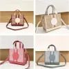 Ladies Designer Canvas Tote Bag Long Strap Crossbody Shoulder Bags Print Handbag Womens Totes Mini Shopping PAGESS PALLETS G2310203PE-6