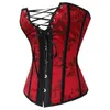 Bustiers Corsets Sexy rouge taille formateur et à lacets haut Corset pour robe de mariée grande taille Lingerie surbuste sous-vêtements 277N