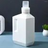 バスアクセサリーセット5 PCSランドリー洗剤プラスチック貯蔵容器衣服空の液体シンプルなローションサブボトル入りボディウォッシュ