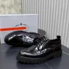 Luxo elegante cavalheiro brogue couro escovado derby sapatos luz mens borracha dente de serra sola ponta de asa calçado festa vestido de casamento sapato de moda andando EU38-45