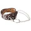 Riemen Rock Circle Chain Vintage Full Hole Belt Dames eenvoudige en veelzijdige punkstijl concave broek voor dames