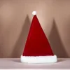 Рождественская шляпа, модная для детей и взрослых, декоративные аксессуары, товары для вечеринок, высококачественная золотая бархатная удобная рождественская шляпа с мягкими плюшевыми полями для взрослых