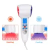 Schoonheid Microneedle roller Ultrasone Cryotherapie Koude Hamer Lifting Shrink Pore Massager Gezicht Blauw P op Acne Behandeling Zorgmachine 231020