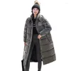 Trenchs de femmes Manteaux Casual Vestes longues pour femmes et hommes 2023 Parkas Couple d'hiver Vêtements de mode coréenne Chaqueta Mujer LM1085