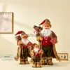 Decorações de Natal 60/45/30cm 2024 Ano Novo Vermelho Papai Noel Boneca Decoração de Natal Líquido Loja de Presentes para Crianças Decoração de Janela Natal x1020