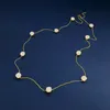 Y2k offre spéciale dupe marque top qualité coloré bonbons cristal longue chaîne collier bijoux à la mode pour les femmes