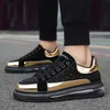 Klänningskor Gold Spring Autumn Casual Sneakers Men's Sport Style Black Patent Leather Shiny Flat Student Teenagers Trend Blandade färger 231019