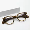 Lunettes optiques pour hommes femmes rétro designer JMM 48RX mode montures en fibre de verre d'acétate bicolore style européen et américain plaque de lentille anti-lumière bleue avec boîte