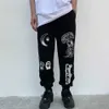 Men's Pants Pants Brain Dead Gustavo Sweatpants Men Women Hip Hop Cotton Season 6 Hair Coil Pants Graffiti Print Trousers T22279M