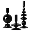 Candle Holders 3Piece Candlestick Glass For Table Centerpiece Taper Stand Party Wedding Decor And Dinner