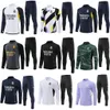 Tute da calcio per bambini Set Real madrids TRACKSUIT set kit da calcio per uomo e bambino chandal futbol survêtement madrides TRAINING suit