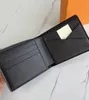 Mens designer wallets luxurys Graphite purses classic brown plaid short card holders high-quality male fashion checked small clutch with original box dust bag