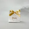 Gift Wrap White Gracias Candy Gift Bag Wedding Favors Gift Boxes Candy Packaging Box Birthday Christmas Baby Shower Party Decor 231020