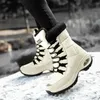 Stivali KEKE CAT Stivali da donna invernali Mantieni caldi Stivali da neve a metà polpaccio di qualità Donna Stringati Comodi stivaletti impermeabili Chaussures Femme 231019