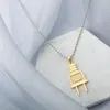 Collane con ciondolo Amici della moda Miele Amore Coppia Collana Romanzo Oro Argento Colore Buona amicizia Regalo gioielli