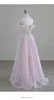 우아한 어머니 드레스 신부 드레스의 어머니 반짝이는 깃털 3D 플로럴 아플리케 레이스 어깨 바닥 길이 맞춤형 칵테일 파티 웨딩 게스트 드레스