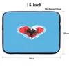 Sac à dos drôle graphique imprimé amour eau albanie drapeau conceptions USB Charge hommes sacs d'école femmes sac voyage ordinateur portable