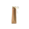 Hediye sargısı 25/50pcs retro kraft kağıt diy hediye çantası mücevher kurabiye düğün iyilik şeker kutusu gıda ambalaj çantası ip ile doğum günü partisi dekor 231020