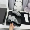 Designer chaneles kvinnor skor sneakers kvinnor snörning sportkanal sko pärlemor lager casual tränare klassisk sneaker