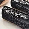 Kleid Schuhe Frauen Wohnungen Schuhe Ballerinas Mode Bogen-Knoten Frauen Schuhe Slip Auf Ausschnitte Flache Süße Hohl Sommer weibliche Schuhe 231019