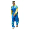 Cosplay Men's Awesome 80s Track Suit Vintage Tracksuit Cosplay Halloween Costume For Adult 2022 New Party Outfit Fancy Dresscosplay