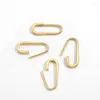 Studörhängen 2023 Punk Geometric Safety Pin for Women Trendy Gold/Silver Color Metal Paper Clip Small Smyckespresent