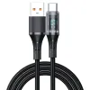 6A USB C Kabel PD 65W Wyświetlacz cyfrowy Szybkie ładowanie Cord danych CORD dla Samsung Xiaomi Huawei Fast Charge USB Kabel Kabel LL LL