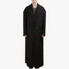 Men's Wool Blends Super long loose woolen coat men's fallshoulder profile side slit autumn and winter classic top 231020