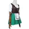 cosplay Women Maid Costume Cosplay Party Carnival Short Sleeve Fancy Dress for Girl Adult with Green Aproncosplay