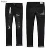 Jeans pour hommes Jeans violets hommes Designer marque de mode Jeans anti-âge Slim Fit Jeans décontractés Pu2023900 taille 30-32-34-36