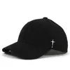 Ball Caps Unisex Simple Cross Water Drop Embroidery Baseball Spring and Autumn Outdoor Adjustable Casual Hat Sunscreen 231019