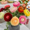 Dekorativa blommor 1st konstgjorda blommor Silke Tea Rose Lotus 51 cm 2 huvuden Pile Coating Fake Plant Home Garden Party Decoration Accessories