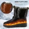 Boots Waterproof Winter Boots for Women Faux Fur Long Plush Snow Boots Non Slip Woman Warm Cotton Shoes Platform Ankle Boots 231019