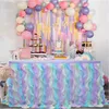 Table Skirt Little Mermaid Party Tulle Table Skirt Mermaid Theme Party Decorations Kids 1st Birthday Under the Sea Party Supplies Unicorn 231019