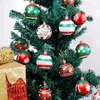 Décorations de Noël 6 pièces/boîte 2023 décoration de noël pour la maison 6cm boule de noël ornements nouvel an 2024 cadeau arbre de noël pendentif Navidad Noel Natal x1020