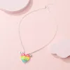 Pendentif Colliers Amitié Coeur Fille Ie BFF Collier Mode Bijoux Cadeau 2Pack