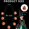 Décorations de Noël L Citrouille Light Up Collier Halloween Lights Jack O Lantern avec modes clignotants pour Party Favor nouveau i1020