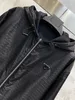 Herr designer reversibla dragkedja hoodies streetwear gotisk stil hoodie jacka för män kvinnor