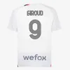 2023 2024 AC Giroud Rafa Lea Domowe koszulki pulisic mężczyzn koszulka piłkarska