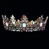 Barrettes Round Queen Crowns Wedding Hair Accessories pannband DIADEM246F