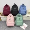 Sacs d'école sacs à dos filles Simple couleur unie sac à dos hommes adolescent femme classe cartable de haute qualité femmes mode livre sac