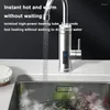 Kitchen Faucets Fast Heating Tap Temperature Display Faucet With Cold Water Bathroom Sink For Bathtubs Public