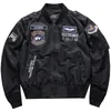 Mäns västar Spring Hip Hop Tactical Army Military Motorcykeljacka MA1 Pilot Bomull Rockar Male Baseball Bomber Jackets S3XL 231020